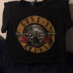 Guns N Roses crop top